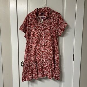 NWT J. Crew Liberty Eliza’s red dress
